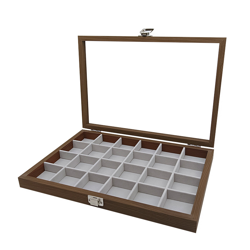 1728g Weight Jewelry Boxes Classification 1 Piece Quantity Holiday, Daily, Selfie Occasion Wood Material Solid Color Pattern Business Style 1 Piece Wood Business Holiday Daily Selfie Solid Color Jewelry Boxes 12