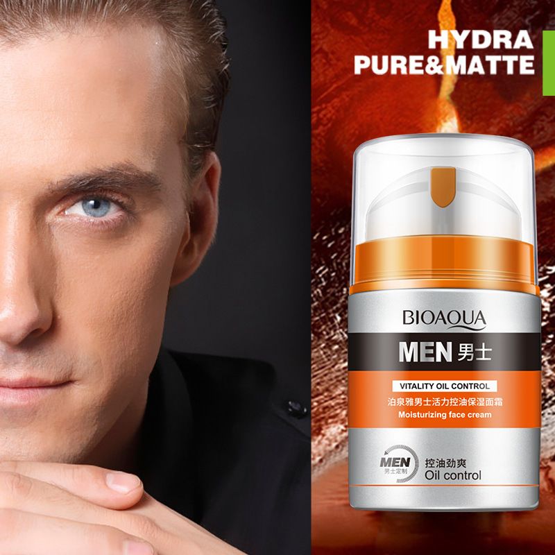 Boquanya control de aceite de vitalidad para hombres Crema hidratante Hidratante hidratante rejuvenecimiento de la piel Crema para hombres productos genuinos al por mayor