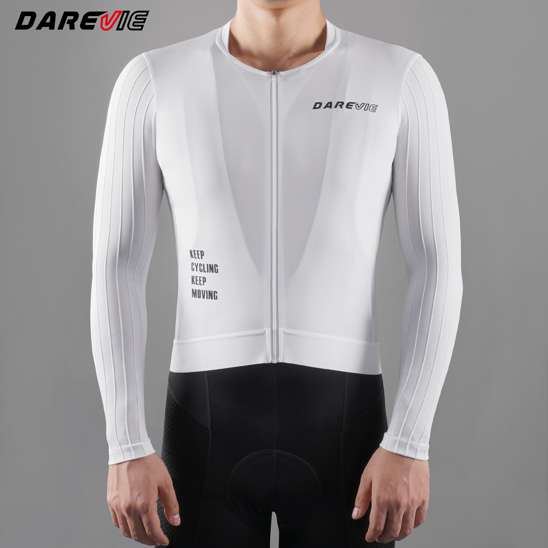 Yongwei Darevie Aero Aerodynamic Wind-Breaking Long-Sleeved Outdoor Cycling Jersey Is Quick-Drying, Soft, Breathable and Tight-Fitting