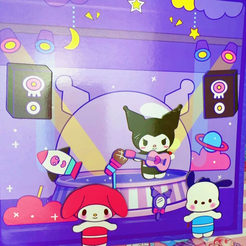 Санрио, магнитная наклейка дляDress-up, умная игрушка,做DIY