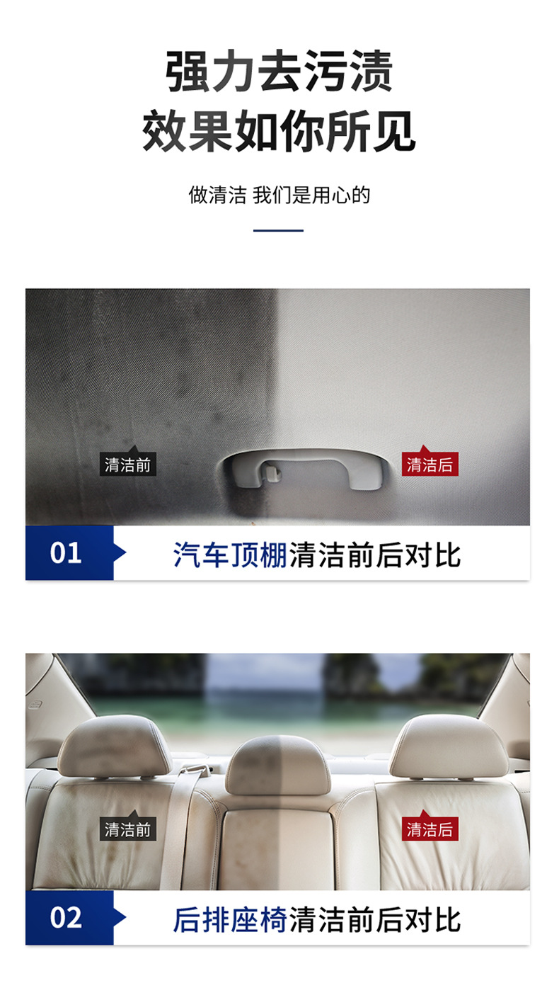 Yingsanhong Multi-Functional Foam Cleaner for Interior Cleaning and Maintenance, Dual-Use for Car and Home, Powerful Stain Removal and Refurbishment, No Need for Water Washing