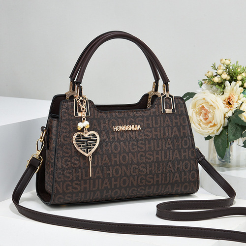 Leisure and elegant mid-aged mother bag for ladies, handbag for commuting, large capacity,  new fashion, versatile crossbody bag
