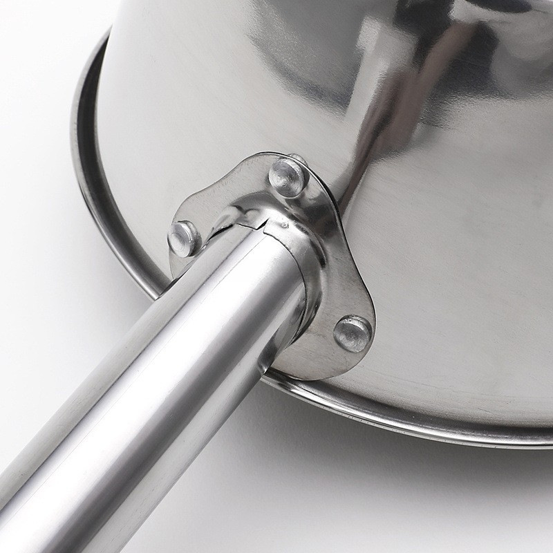 不鏽鋼平底水勺加長特長水瓢水舀廚房用品勺子粥勺湯勺水殼商用勺