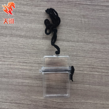 ins嘻哈透明烟盒沙滩罐防水烟盒挂脖塑料烟盒透明烟盒跨境供应