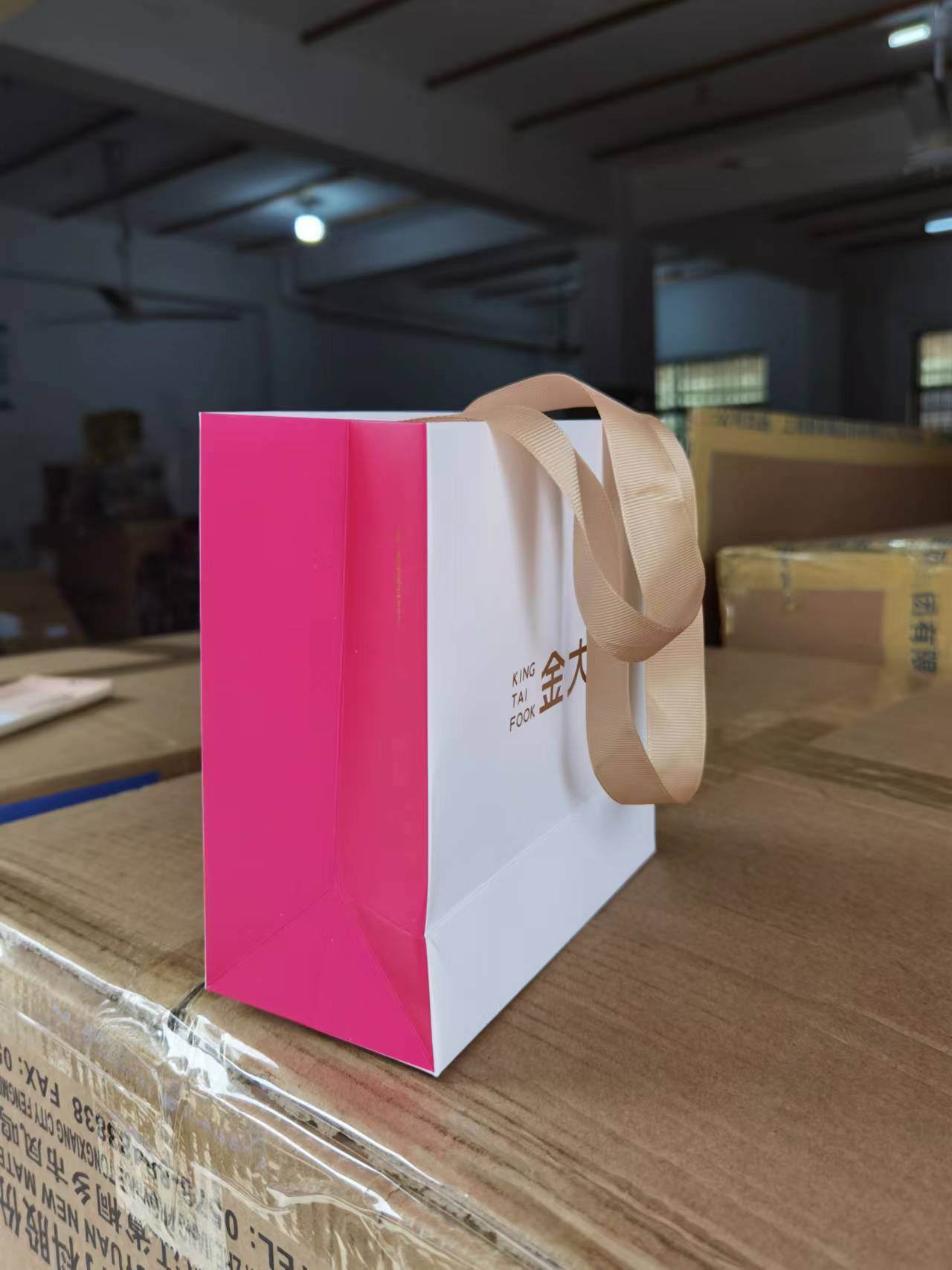 珠宝专版金店手提袋 金大福首饰纸袋 银饰手提袋 黄金珠宝纸袋
