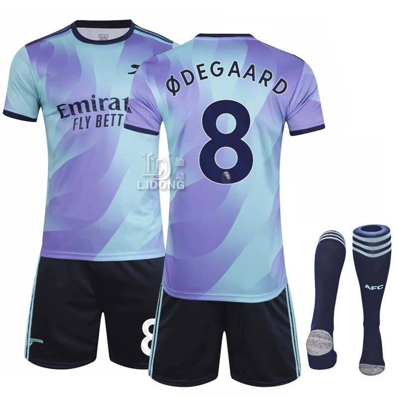 225 Arsenal 2-й выездной футбольной формы №7 Саka 8 Эдд-новая майка №41 Райс третий выездной