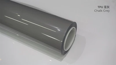 Tpu Colored Car Wrap, Porsche Auto Color Change Film - tpu-porsche-gray-wet-paste-15215m