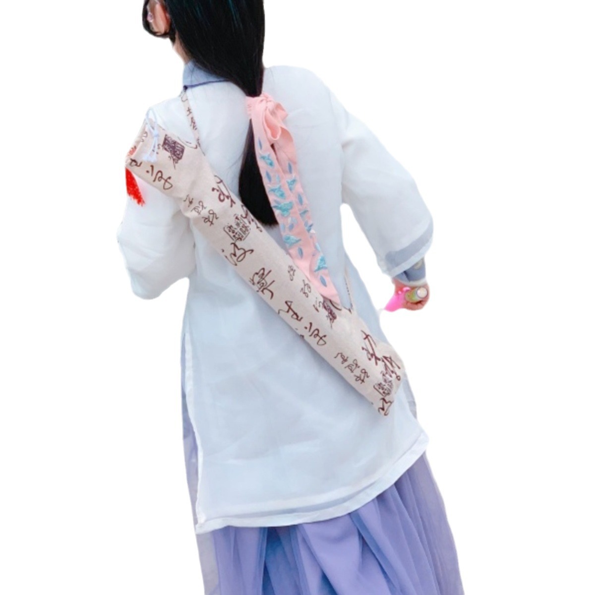 어린이 70  56 중국 스타일 HANFU 의상 사진 패션쇼 기름 종이 우산 XIA HUI 같은 스타일 쉽게 열고 닫는 댄스 우산