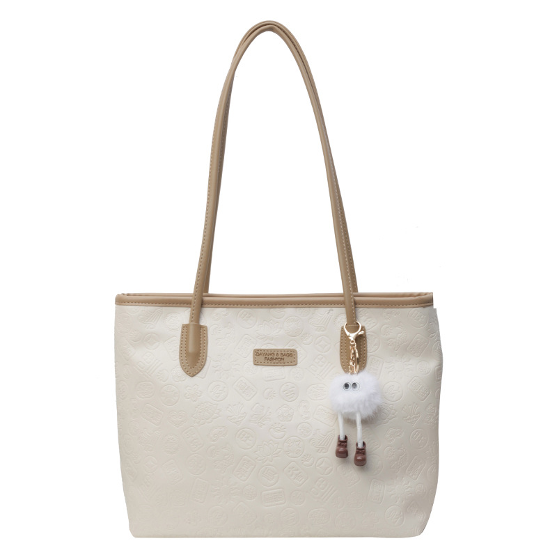Capacious shoulder bag, one-shoulder bag, high-end, for students