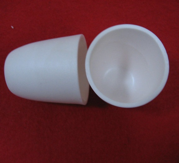 现货供应 50ml氧化铝坩埚 99瓷氧化铝陶瓷匣钵 50ml刚玉坩埚