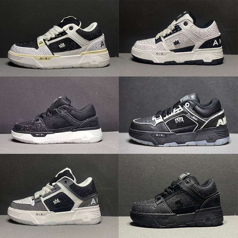 European Export Amiri Spring and Summer Sports Casual Shoes Thick-Soled Sneakers Am Bread Shoes Dad Shoes Men's and Women's Shoes European Export Amiri Spring and Summer Sports Casual Shoes Thick-Soled Sneakers Am Bread Shoes Dad Shoes Men's and Women's Shoes