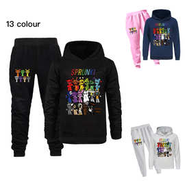 sprunki节奏盒子男女童卫衣+休闲长裤套装 3999