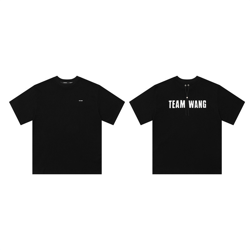 2025年新作 TEAN WANG ウィンガール同型 初代 ホワイトシリコン 立体文字 半袖 男女同型 インス|undefined