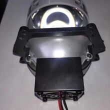 LED汽车改装Q5海拉5LED65W75W双灯杯双光透镜电摩车灯一体灯新款