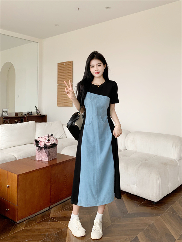  夏  L-4XL 大きいサイズ ワンピース（2タイプ：ショート丈、ロング丈）