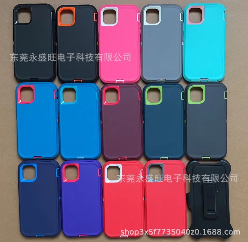 iPhone17PROMAX 3 耐性携帯電話ケース Apple 17Air 落下防止保護カバー PLUS Defender に適しています。|undefined
