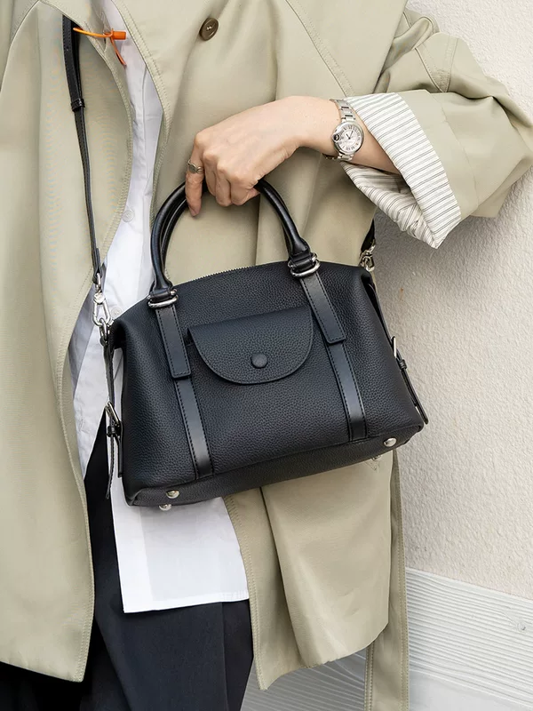 (Cross-border trading), trend leather shoulder bag, one-shoulder bag, genuine leather