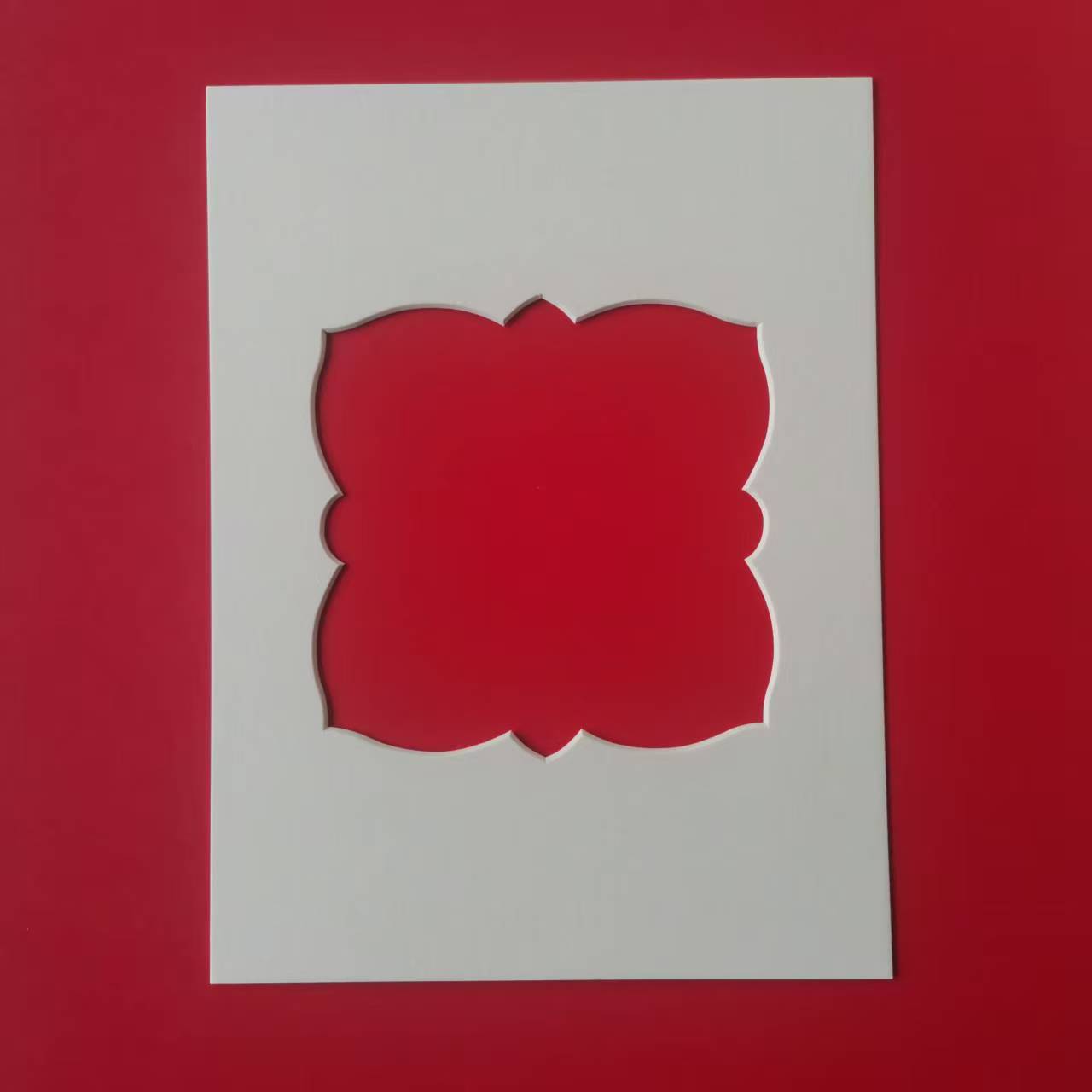 装裱框新中式镂空创意卡纸相框纸框内衬画框彩色卡纸镜框