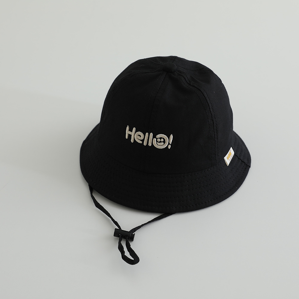 Sombrero de bebé primavera y otoño delgado sombrero de pescador protector solar bebé sombrero de verano respirable sombrero de sol para niños sombrero de sol coreano