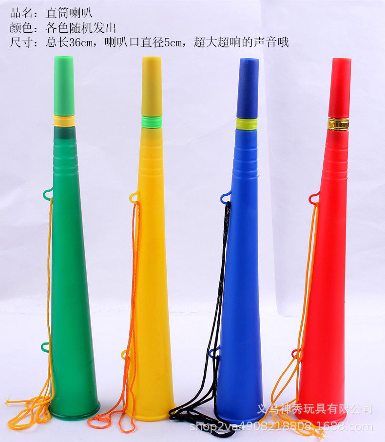 Animadoras suministros animar apoyos Big Horn fans cuerno de plástico cuerno súper fuerte