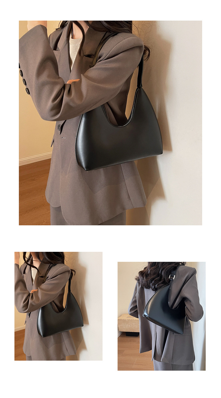 Sotto le ascelle da donna 2024 nuovo modello minimalista a mezzaluna con temperamento versatile, viaggio casual, consistenza portatile,_voghion.com
