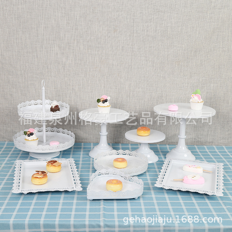 Hotel decoración merienda placa accesorios de la boda soporte de la torta sitio de la boda diseño postre Mesa restaurante postre mesa de exhibición