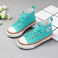 Factory Direct Supply Children's Canvas Shoes Wholesale New Boys' High-Top Children's Skate Shoes Cross-Border Leisure Trend Shoes Girls' Shoes