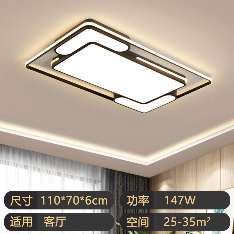 Lámparas modernas domésticas nórdicas lámparas de dormitorio principal lámparas de montaje simples lámparas de techo superbrillante nueva atmósfera ideas de dormitorio