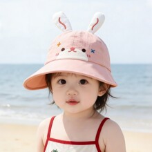 儿童遮阳帽子春秋薄款防晒大帽檐鸭舌帽男女宝宝可爱速干夏棒球帽