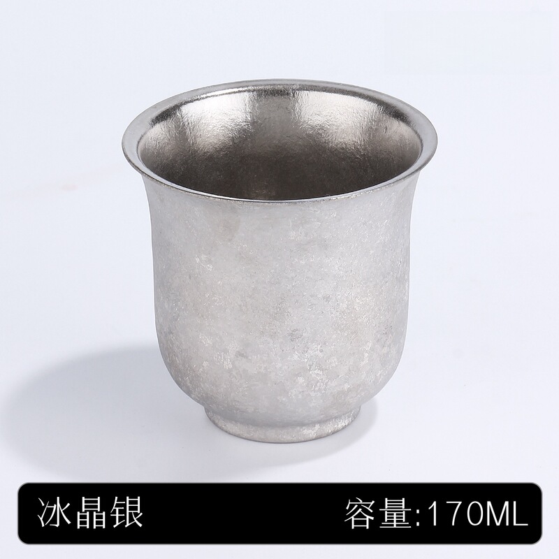 莲花杯纯钛茶杯主人杯便携户外双层品茗杯高档功夫茶具礼品礼盒|undefined