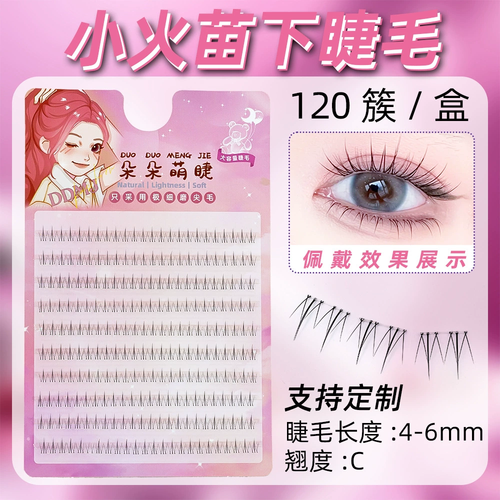 Capacious self-adhesive false eyelashes for eyelashes