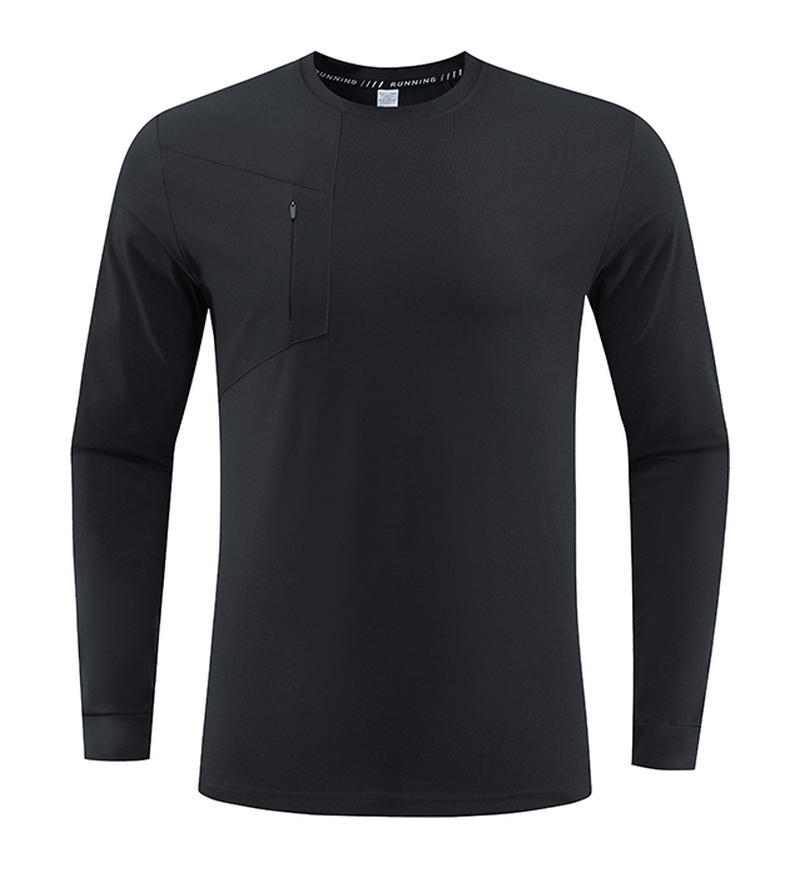 Suéter de manga larga de Dijia, primavera, otoño e invierno, correr al aire libre, ropa de secado rápido, camiseta deportiva de pájaro para hombre, ropa de fitness, transpirable, transfronteriza