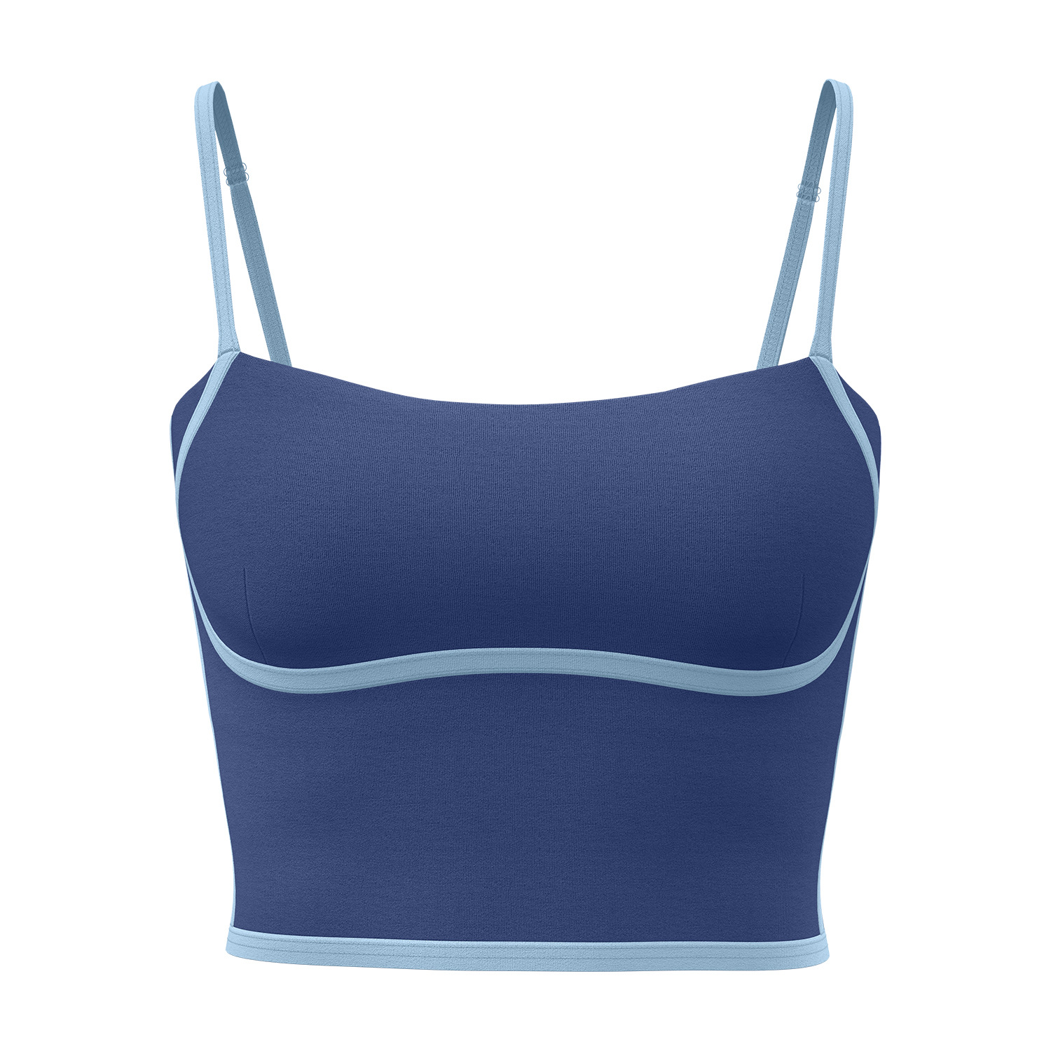 Juyitang verano nuevo estilo aerodinámico cojín fijo para el pecho yoga belleza espalda correa de hombro ajustable fitness ropa interior deportiva