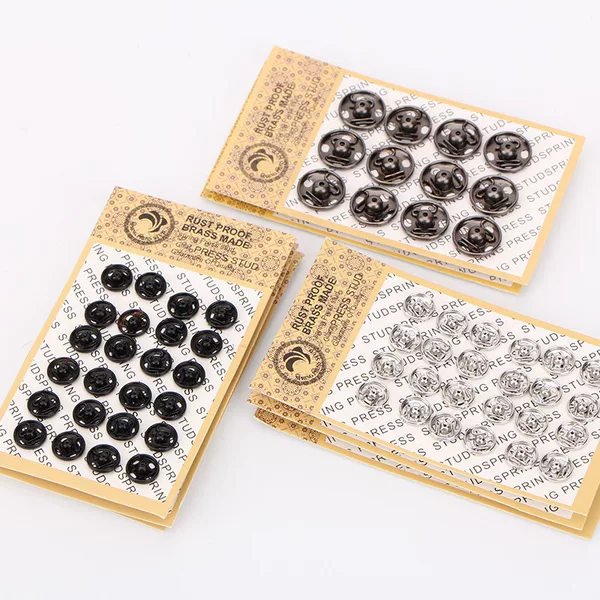 Factory Direct Sale Metal Snap Buttons, Copper Anti-Exposure Snap Buttons, Anti-Rust Material, High-Quality Buttons for Coats and Underwear