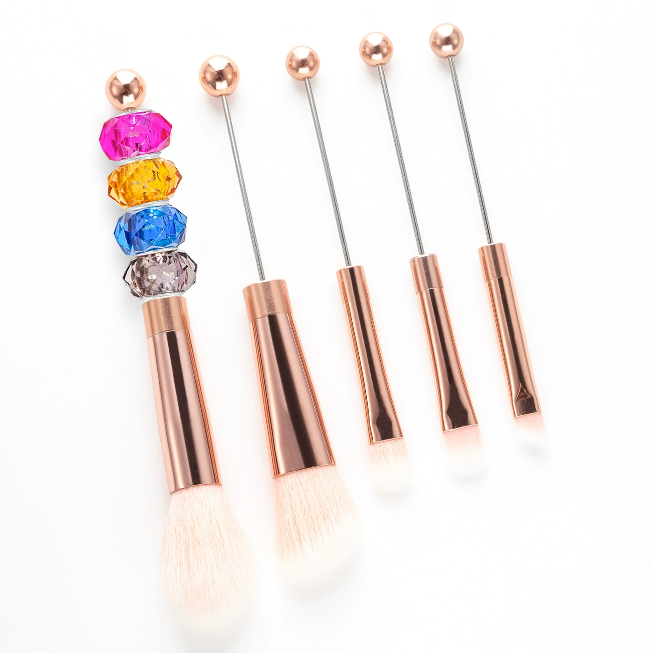 Металлическая кисть для контурирования concealer, новая коллекция, 5 штук, оптом