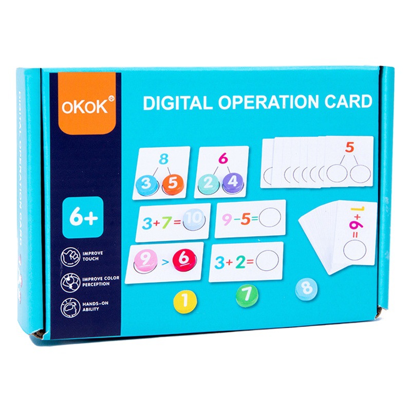 CPC CE Adición y resta digital educación temprana operación tarjeta niños Ilustración multi-tipo pregunta básica tipo aprendizaje juguetes educativos