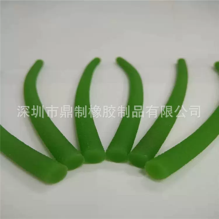 绿色粗面圆带 钢化炉传动带聚氨酯pu圆带 可接驳皮带 深圳发货