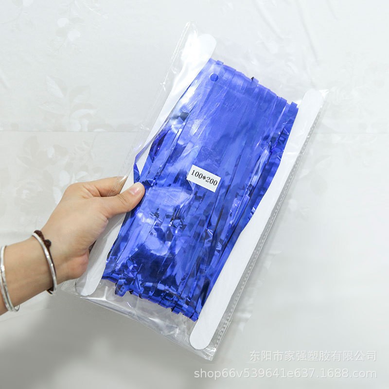 1*2 M cortina de seda lluvia fiesta de cumpleaños boda diseño Fondo pared borla brillante lluvia seda puerta cortina decoración de Año Nuevo