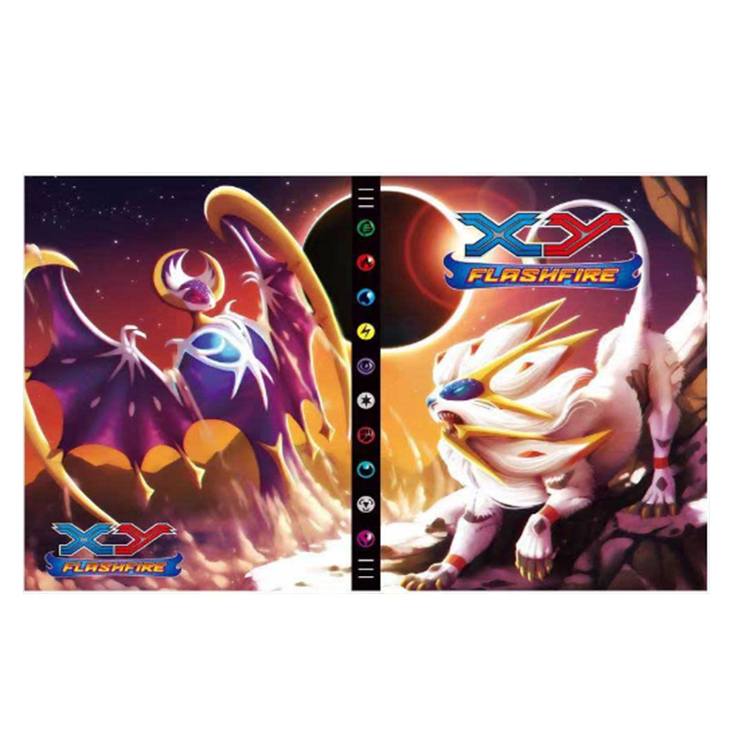 스페이스 그레이 선과 달 카드북 [432장 수납 가능]