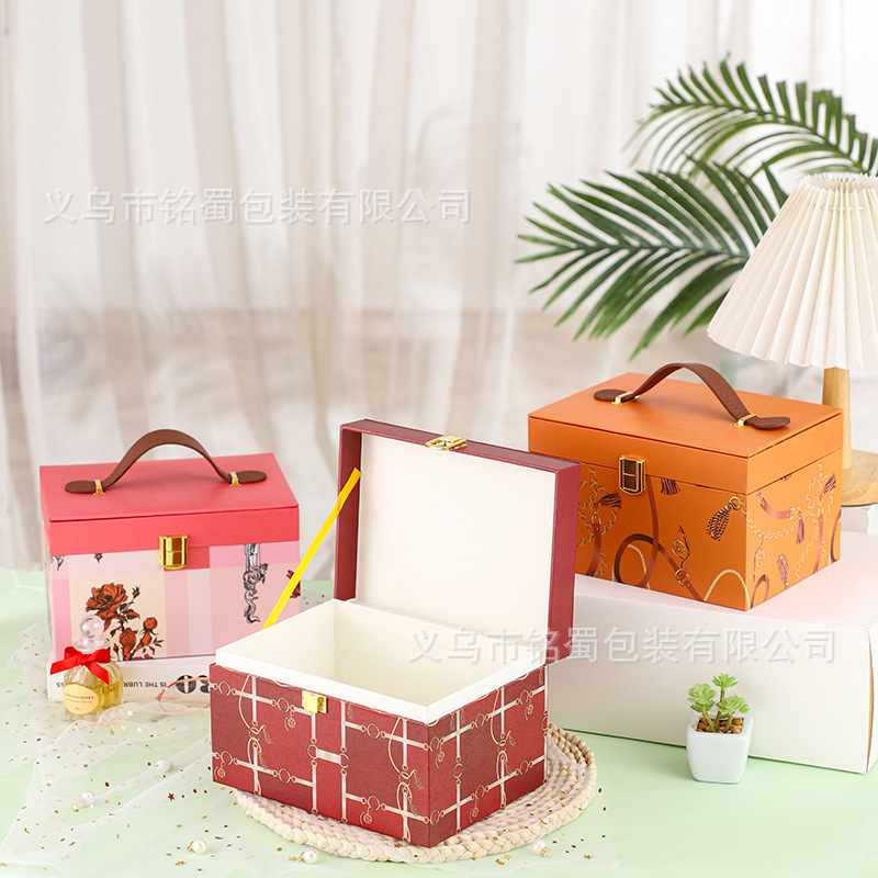 厂家直销收纳礼品盒伴手礼盒结婚包装盒创意生日盒空盒喜糖盒现货