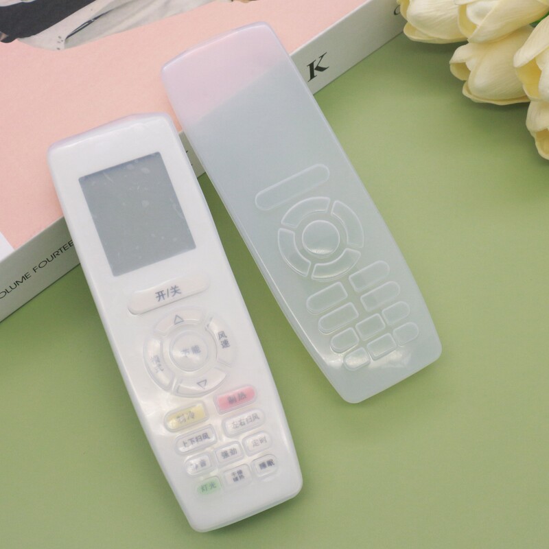 Gree Air Conditioner Remote Control Silicone Protective Cover High Transparent Pull-resistant Drop-resistant Dustproof Rectangular Silicone Cover