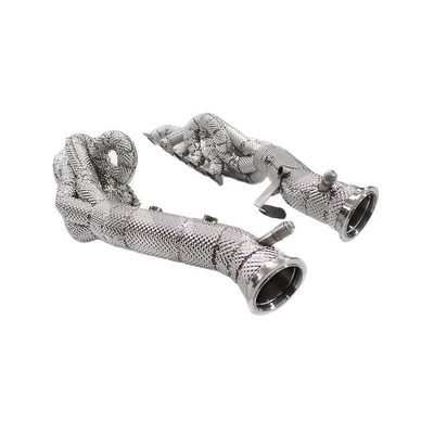 with Heat Shield, Exhaust pipe