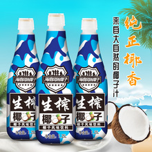 廠家直銷批發海南風味生榨椰汁椰奶1.25L整箱6瓶裝果汁飲料宴席
