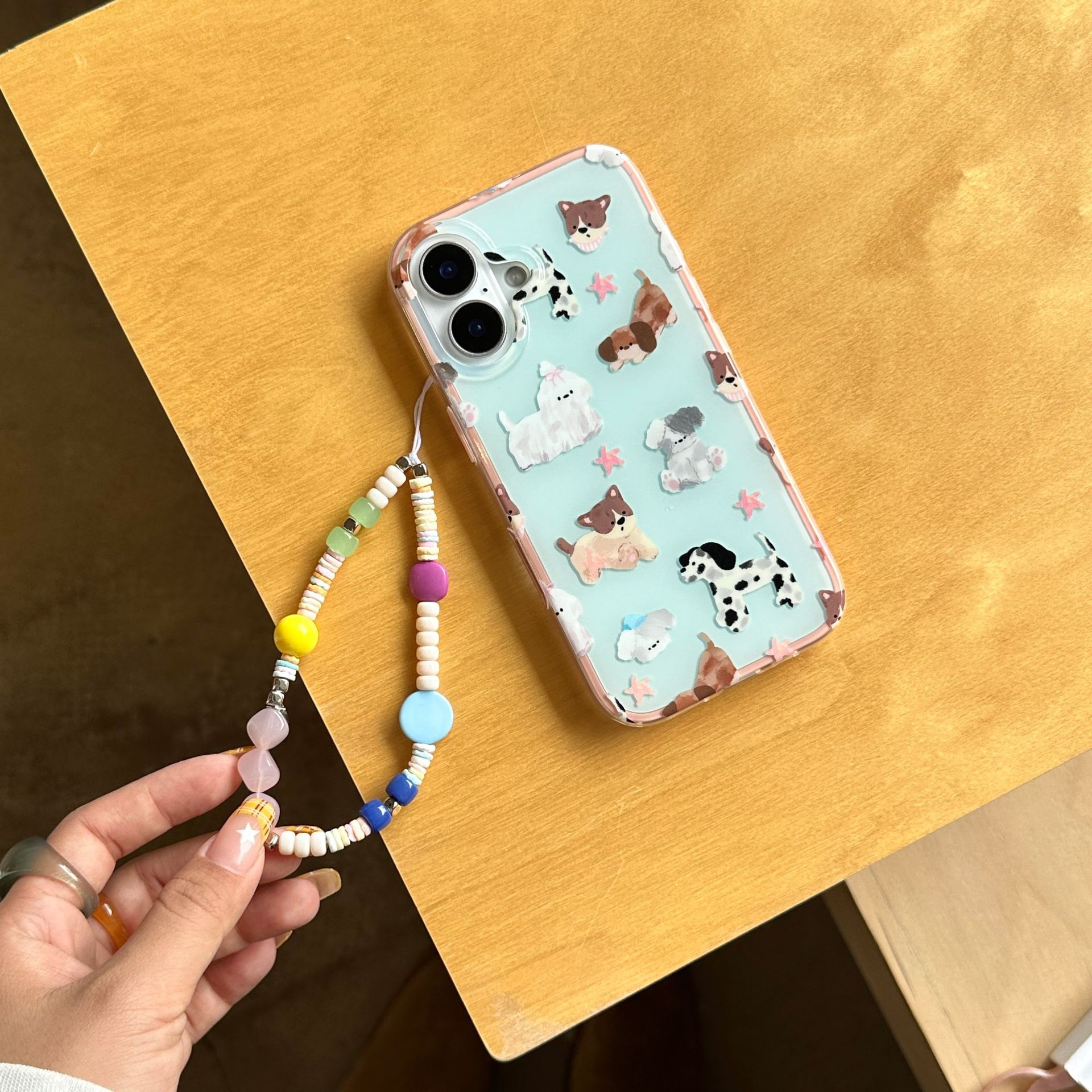 Divertido cachorro lindo de pantalla completa para iPhone15/16 funda para teléfono móvil 15Pro pareja 16PM nuevo 13/14 hembra