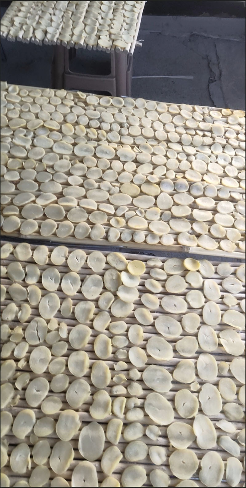Potato and vegetable slicer drying rack