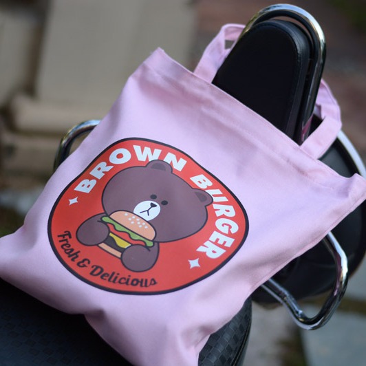 Corea del Sur chic lienzo bolso de hombro femenino ins chica bolsa de compras estilo japonés Harajuku estudiante bolso de hombro portátil femenino