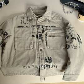 2025秋冬新款儿童加绒衬衣韩版男童工装柔软加厚衬衫外套