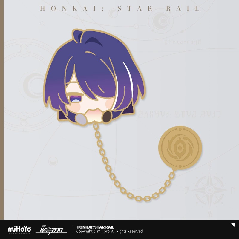 Коллекционный значок (Honkai: Star Rail) — персонаж, цветной картон на подложке, одиночный