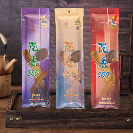 台湾富山檀香沉香600竹签香天然香观音财神香室内供佛礼佛香