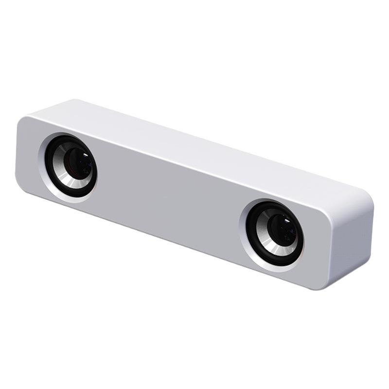 Computadora de audio de escritorio portátil para el hogar pequeño audio USB con cable altavoz subwoofer con sobrepeso altavoz de audio